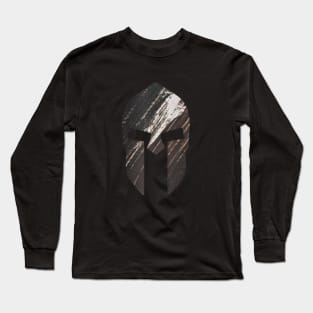 Spartan Helmet | Greek Warrior Shirt | Ancient Sparta Long Sleeve T-Shirt